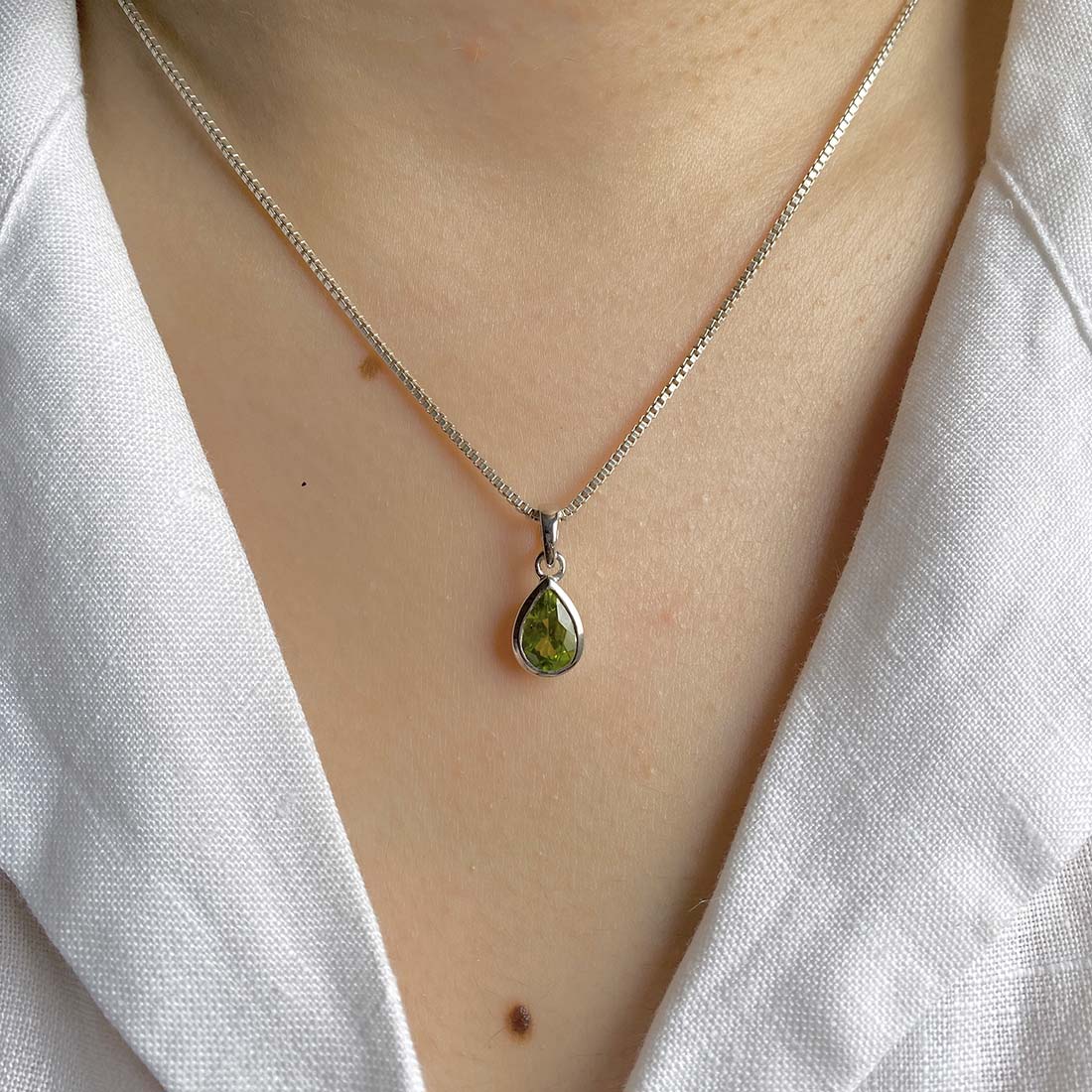 Peridot Pendant-(PER-SP-956.)